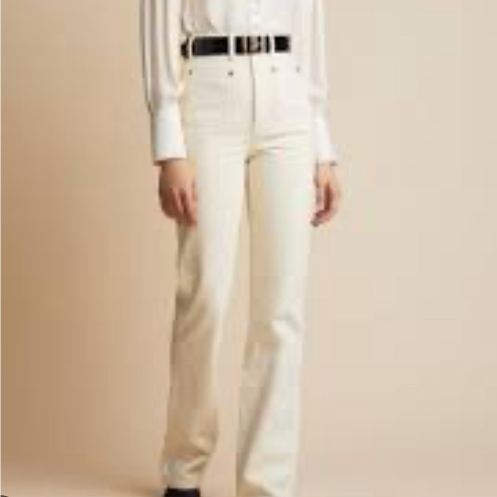 KHATIE IVORY JEANS BRAND NEW WITH TAG SIZE 24